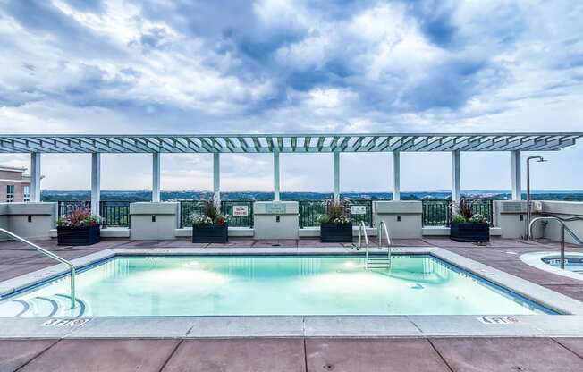 Amazing Views from Rooftop Pool Deck at Halstead Tower by Windsor, Virginia, 22302