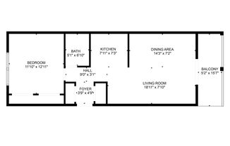 1 bed, 1 bath, 720 sqft, $1,750, Unit CH 11