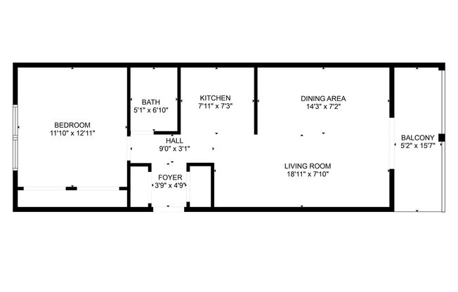 1 bed, 1 bath, 720 sqft, $1,750, Unit CH 11