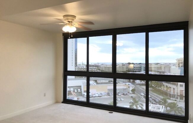 $2,950- 2 BR/1 Bath/1 Parking - Partly Furnished 10th Floor Keola La'i unit in Kaka'ako
