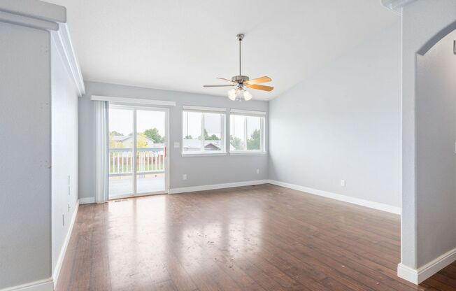 Ranch Style. 3 Bedroom Home.
