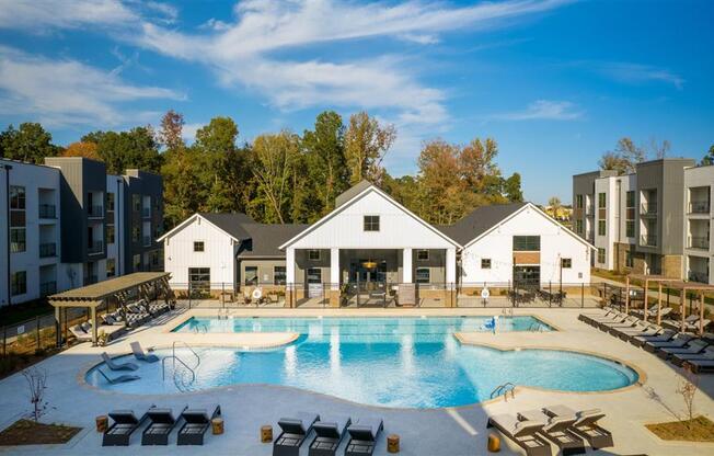 Pool and Pool House at Elwood Apartments, Indian Trail, NC, 28079