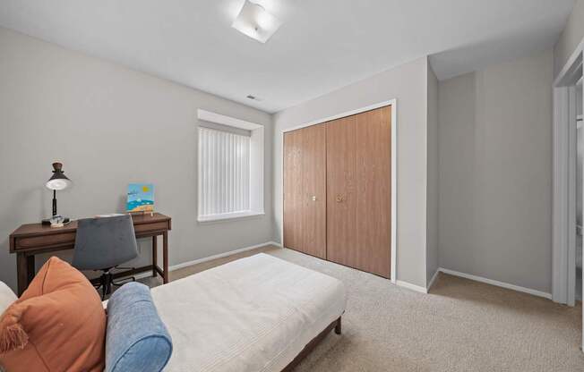 Spacious Bedroom at Lakeside Village Apartments Clinton Township MI