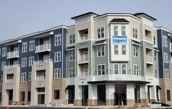 View of Building 4 under construction