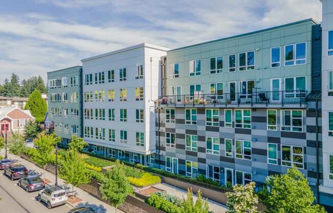 north side walkway aerial