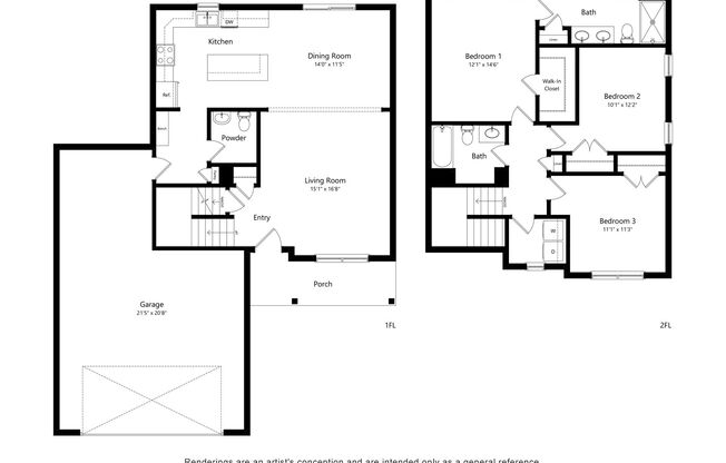 3 beds, 2.5 baths, 1,624 sqft, $2,750, Unit 1061 Bristlecone Dr