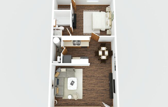 1 bed, 1 bath, 612 sqft, $1,015, Unit 1670-10 PVC