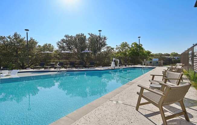 Pool at Whispering Pines at Westdale Hills in Euless, TX