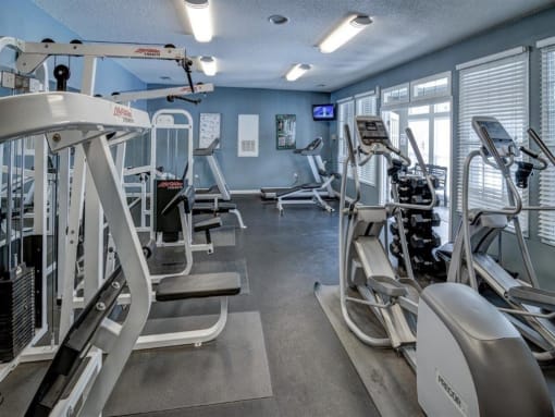 large fitness center