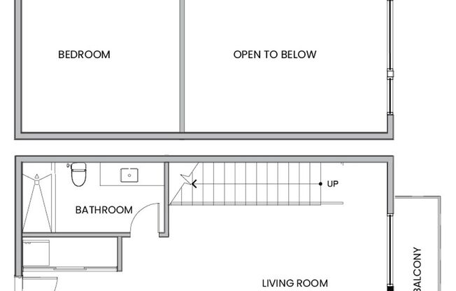 1 bed, 1 bath, 596 sqft, $4,799, Unit 507