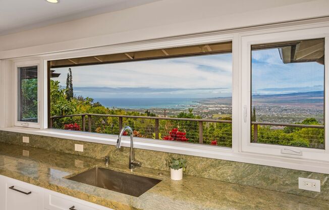Beautiful Custom Built Home in Wailuku Heights, 2 Bed/3 Bath with Flex Room, Magnificent Ocean/Mountain Views