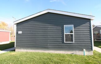 Manufactured home behind the mall