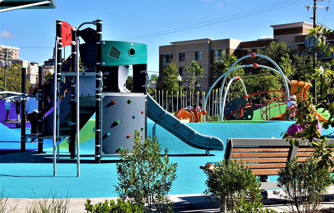 Enjoy the Modern, Accessible Playground at Nearby Mosaic Park