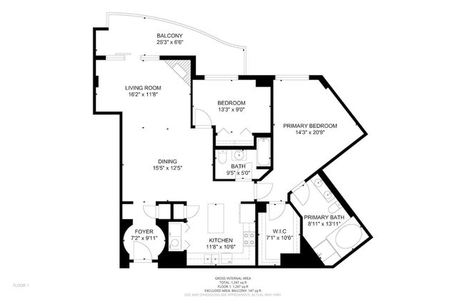 2 beds, 2 baths, $2,350, Unit # 406
