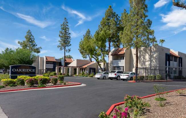 Oakridge Apartments Entrance