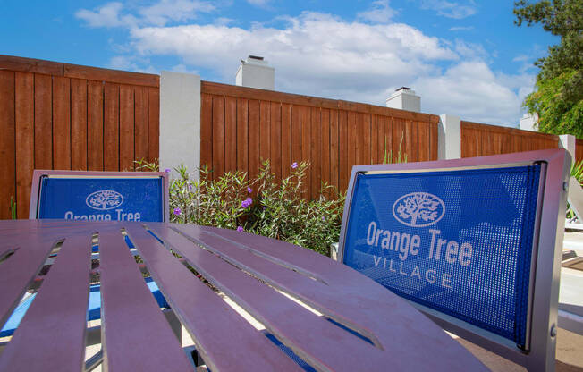 Pool Chairs at Orange Tree Village Apartments in Tucson AZ
