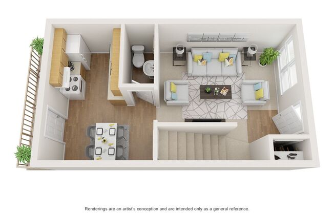 2 beds, 1.5 baths, 1,100 sqft, $1,355, Unit 40-1740