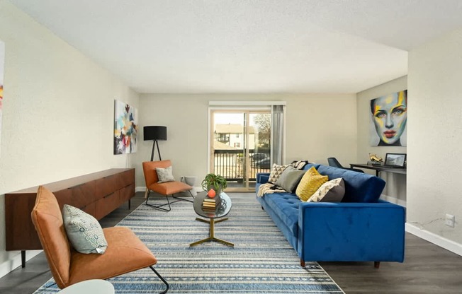 Decorated Living Room With Natural Light at Southridge, Kansas City, 66103