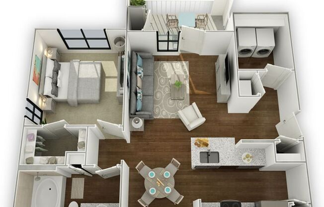 1 bed, 1 bath, 822 sqft, $1,499, Unit 128-303