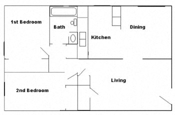 Floor Plan 2 bedroom