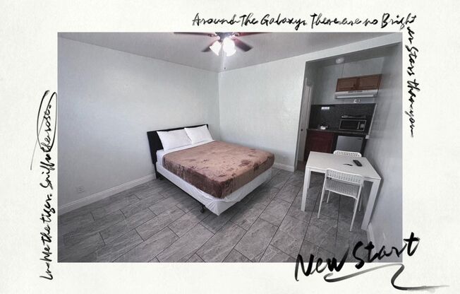 Studio, 1 bath, 222 sqft, $1,195, Unit # 19