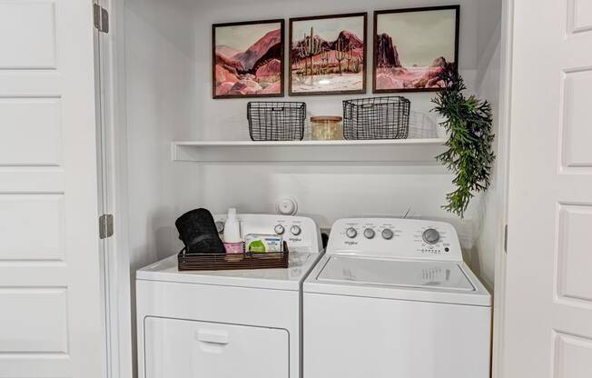 Full Size Washer/Dryer Included