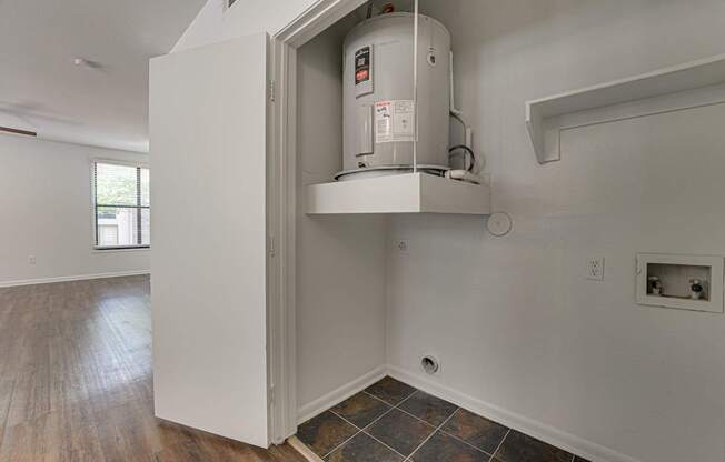 Washer Dryer Connection at Vue Live Oak, Dallas, Texas