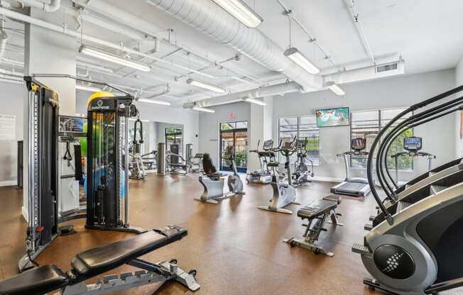 fitness center at Domaine at Villebois