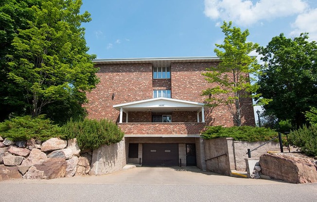the building where the ryokan is located
