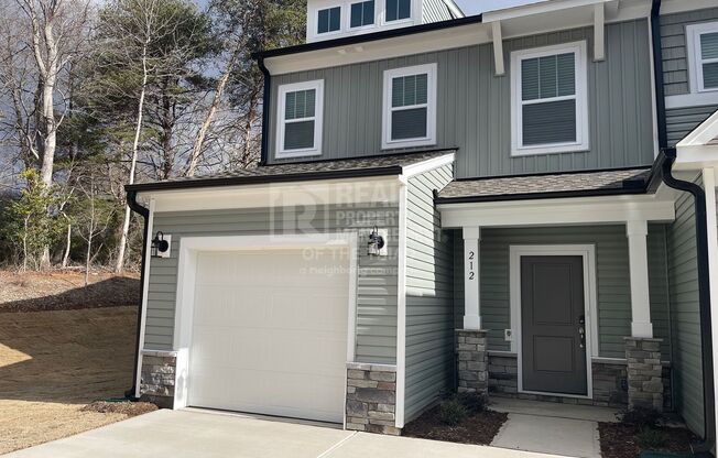 *Move in Special* Brand New Construction 3bd/2.5ba End-Unit Townhome in NE Greensboro!