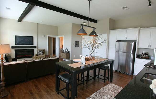 Kitchen 1at Hayden Lofts Apartments, Dublin, OH, 43016