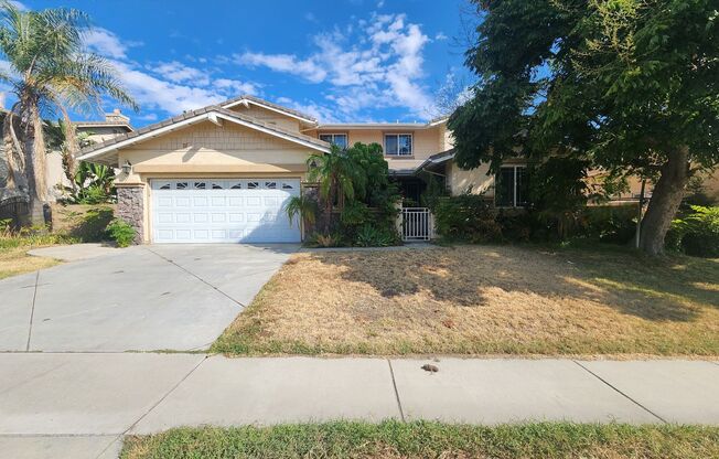 Price Lowered! Partially Furnished Rancho Cucamonga 4 Bedroom Home