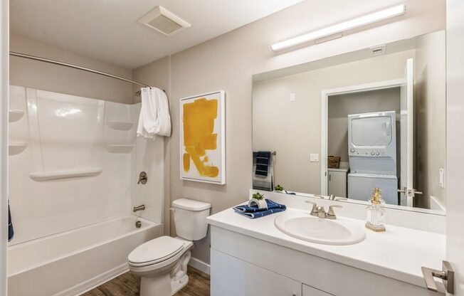 Bathroom at Parq Crossing Apartments