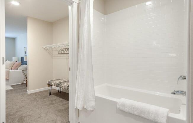 192nd West Lofts Bathroom and Attached Walk-In Closet