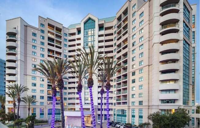 Elegant Exterior View at Towers at Costa Verde Apartments, San Diego