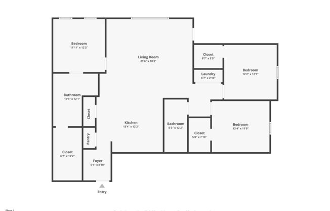 3 beds, 2 baths, 1,530 sqft, $2,500