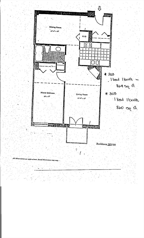 1 bed, 1 bath, 860 sqft, $2,750, Unit 303