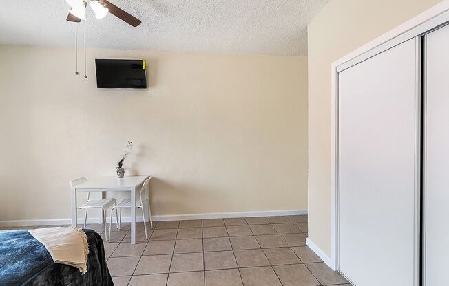 Studio, 1 bath, 167 sqft, $1,278.75, Unit 107