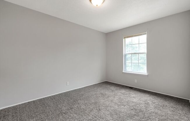 Two bedroom Townhome bath and half.  Washer and Dryer Connections