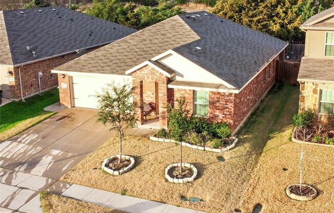 2 car garage with lighting, granite countertops. Backyard includes a custom extended concrete patio perfect for gatherings