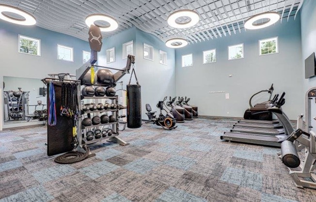 Full size fitness center