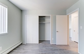 Closet In Bedroom at Johnson Legacy Apartments, Milwaukee, Wisconsin