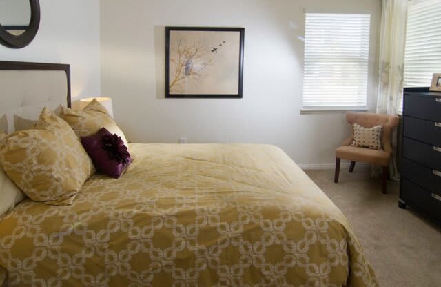 Comfortable Bedroom at Talavera at the Junction Apartments & Townhomes, Midvale, UT