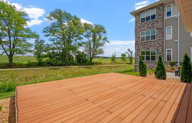 Outdoor Yoga and Fitness Platform