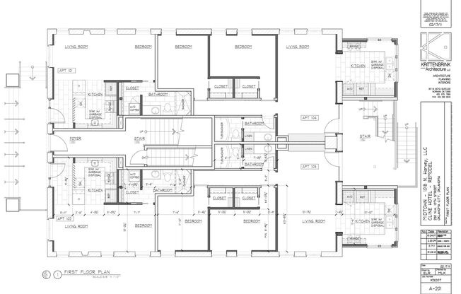 2 beds, 1 bath, 958 sqft, $1,650, Unit 103