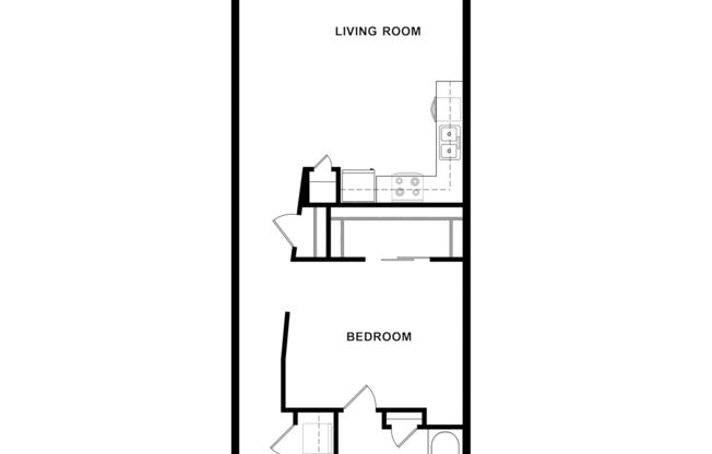 1 bed, 1 bath, 845 sqft, $1,270