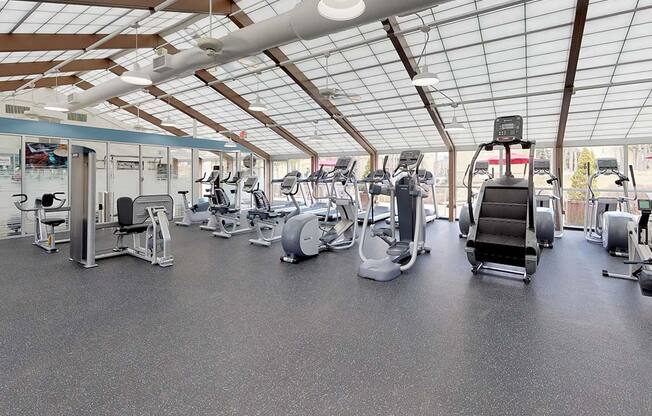 Fitness Center, Cardio Equipment at Stuart Woods Apartments, Herndon VA, 20170