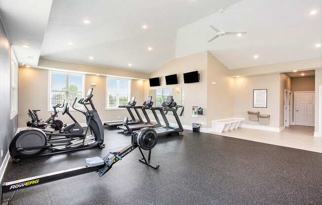 24/7 Fitness Center with Wi-Fi at Meadowbrooke Apartment Homes in Grand Rapids, MI 49512