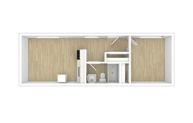 1 bed, 1 bath, 431 sqft, $2,125