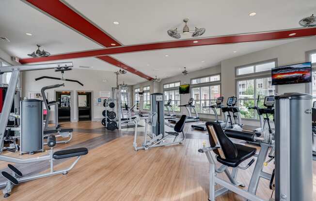2,000 Square Foot Fitness Center